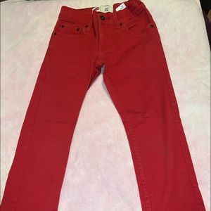 Red jeans